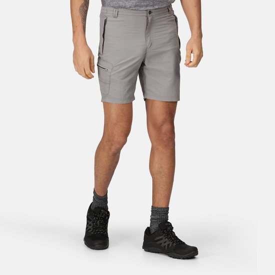 Men's Leesville II Multi Pocket Walking Shorts Rock Grey 