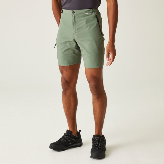 Men's Leesville II Multi Pocket Walking Shorts Agave Green