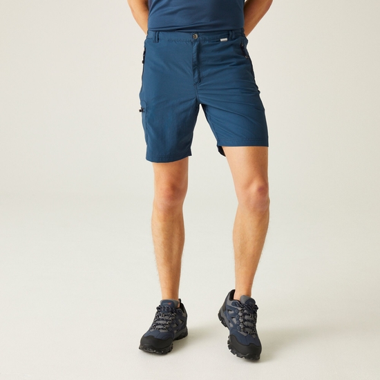 Men's Leesville II Multi Pocket Walking Shorts Moonlight Denim