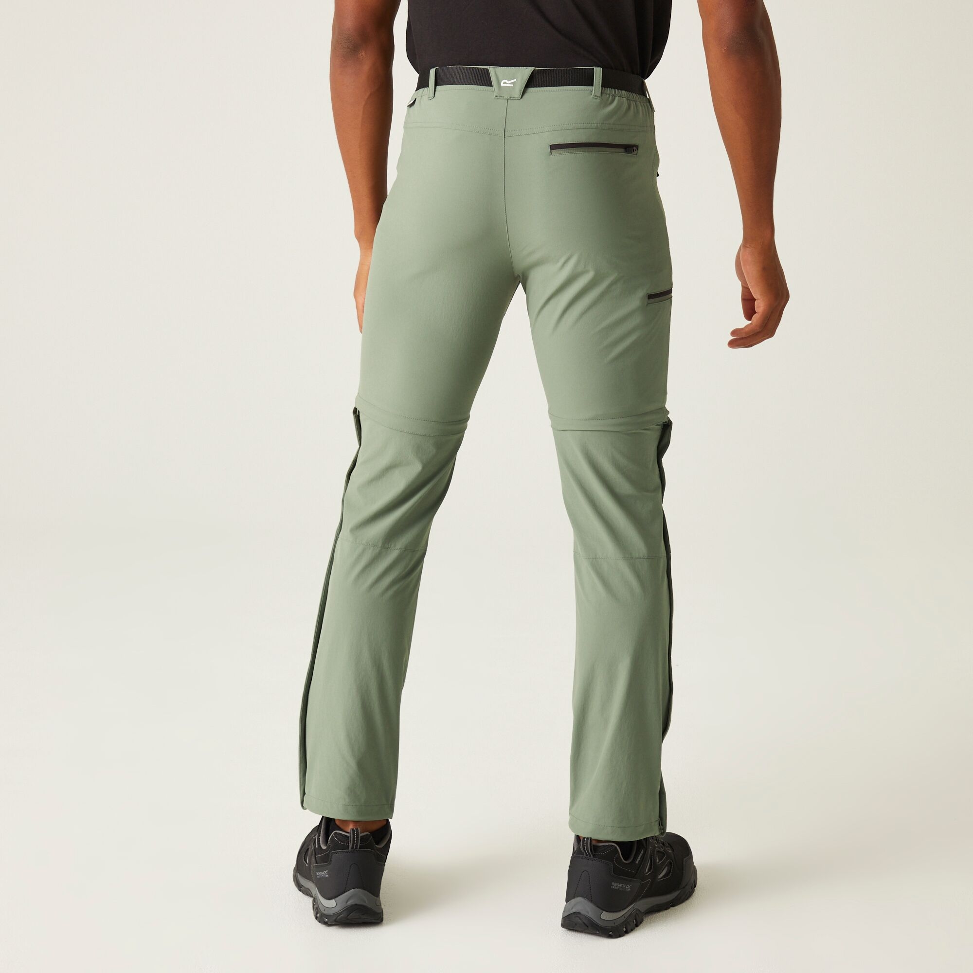 Regatta   Spodnie męskie trekkingowe Xert Stretch III Zip Off Zielony