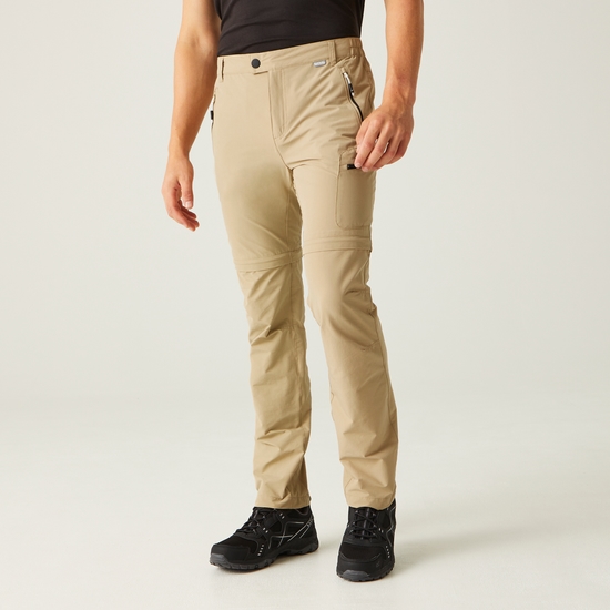 Men's Highton Zip Off Walking Trousers Oat