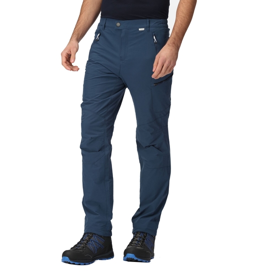 Pantalon Homme à poches multiples HIGHTON WINTER Bleu