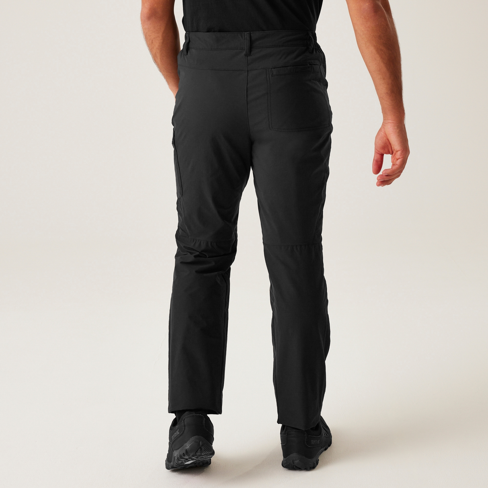 Regatta Męskie spodnie trekkingowe ocieplane Highton Winter Czarny