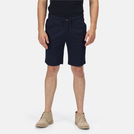 Men's Albie Casual Chino Shorts Navy 