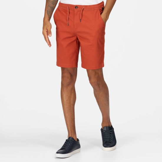 Men's Albie Casual Chino Shorts Baked Clay 