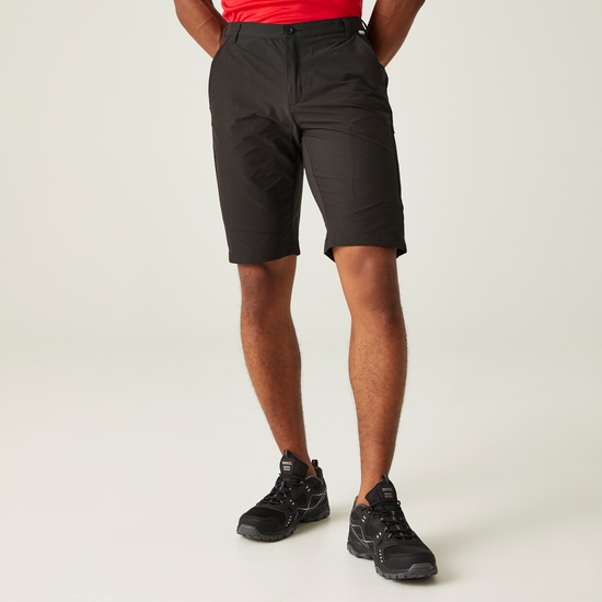 Men's Highton Long Walking Shorts Black 