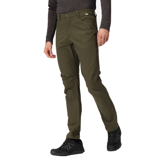 Kennick Pantalon extensible pour homme Vert