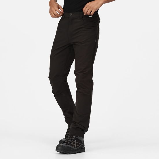 Kennick Pantalon extensible pour homme Noir