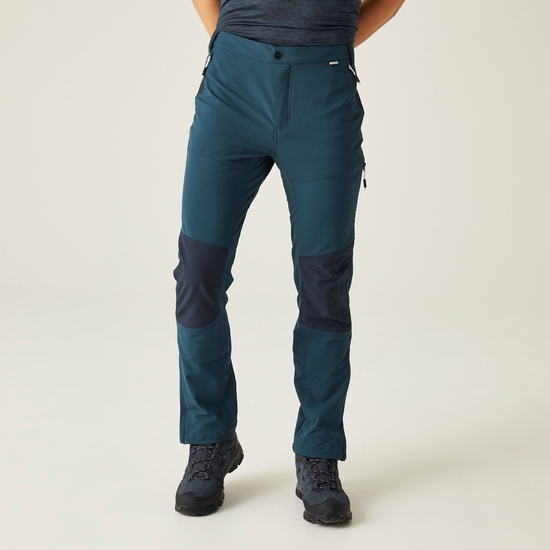 Męskie spodnie trekkingowe ze streczem Questra V Niebieski