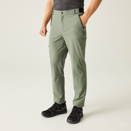 Travel Light verstaubare Hose für Herren Grün