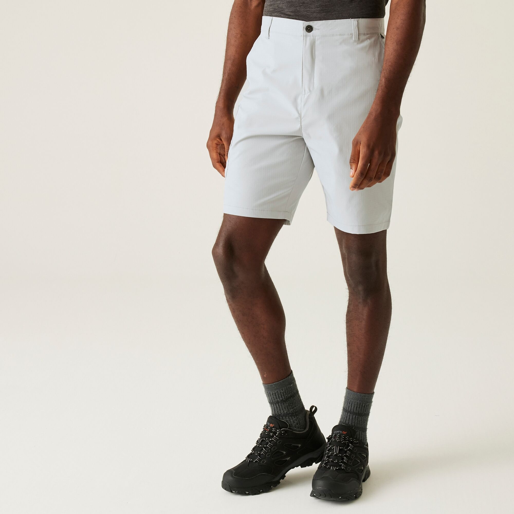 Regatta Regatta Spodenki męskie Dalry Multi Pocket Srebrny