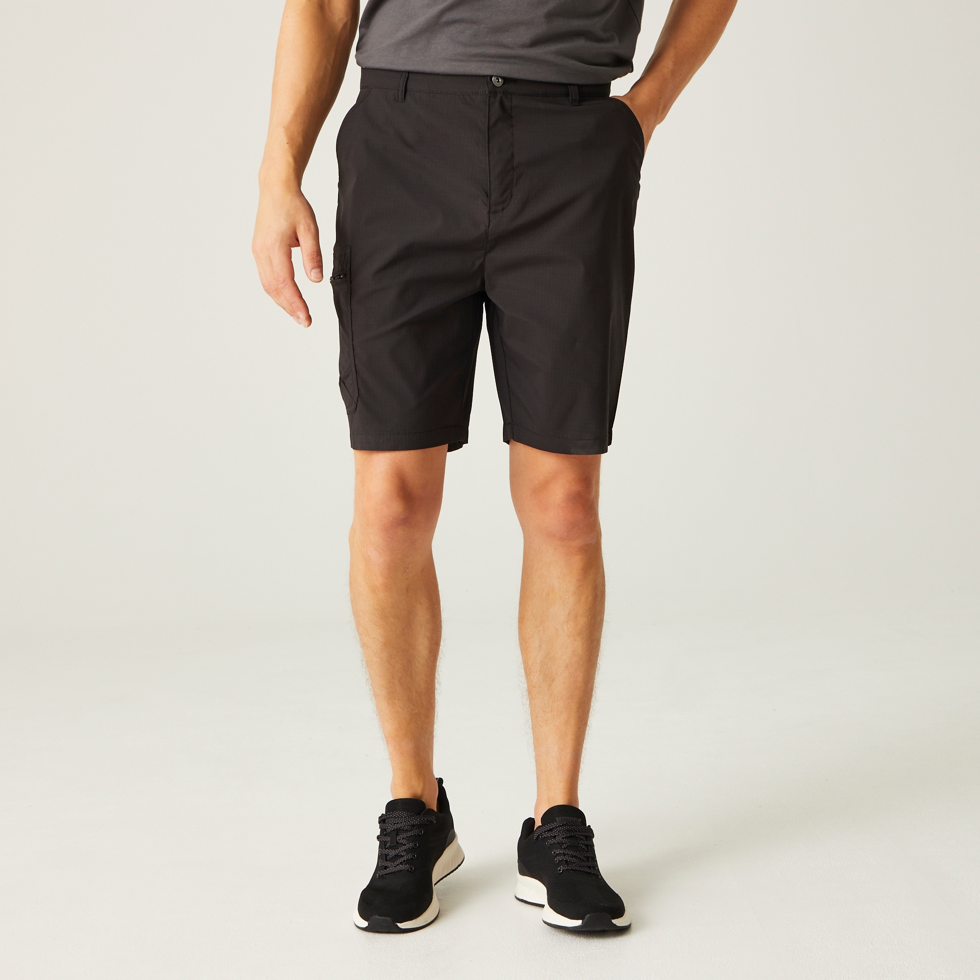 Regatta Męskie Spodenki Dalry Multi Pocket Czarny, Rozmiar: 32
