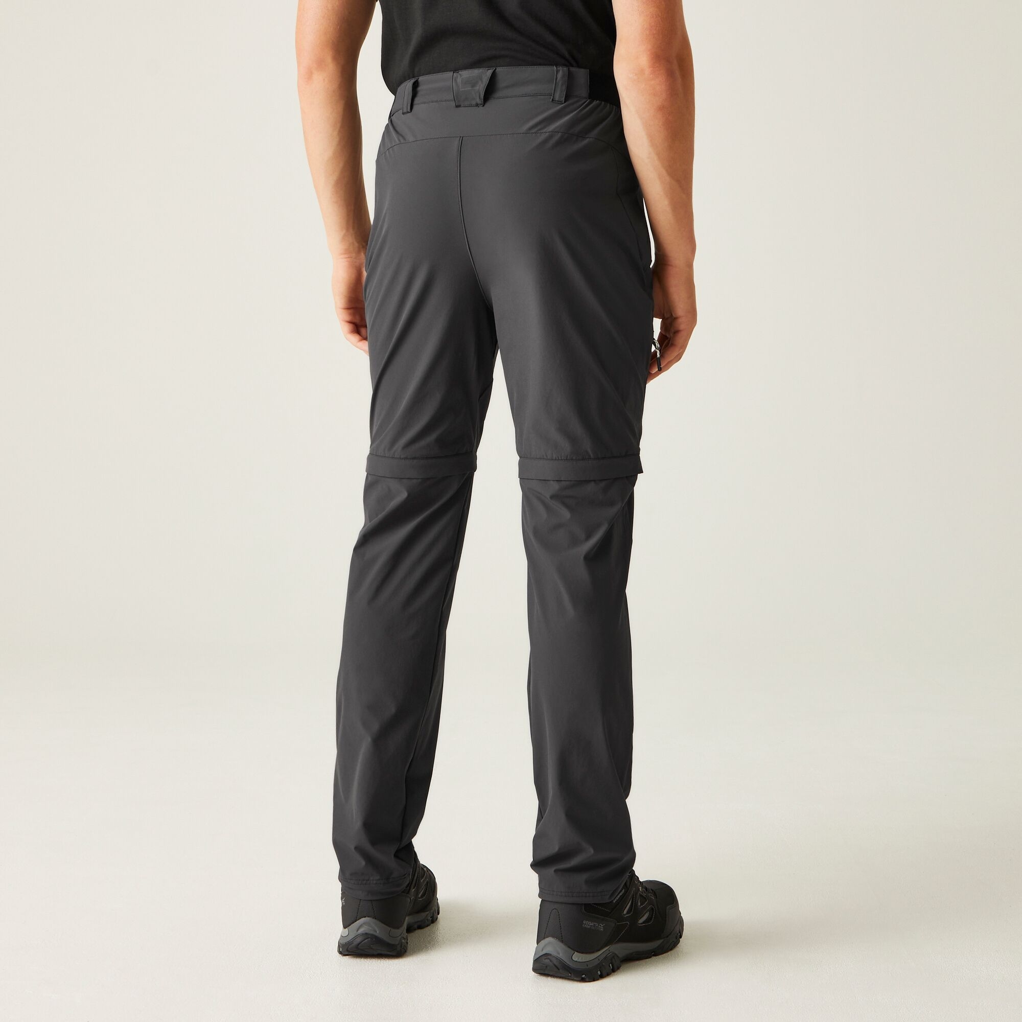 Męskie spodnie z odpinaną nogawką Travel Light Packaway przeciw insektom Szary