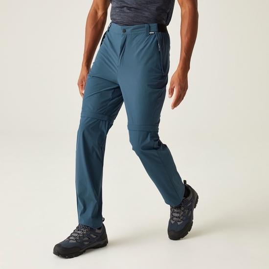 Męskie spodnie z odpinaną nogawką Travel Light Packaway Ciemnoniebieski