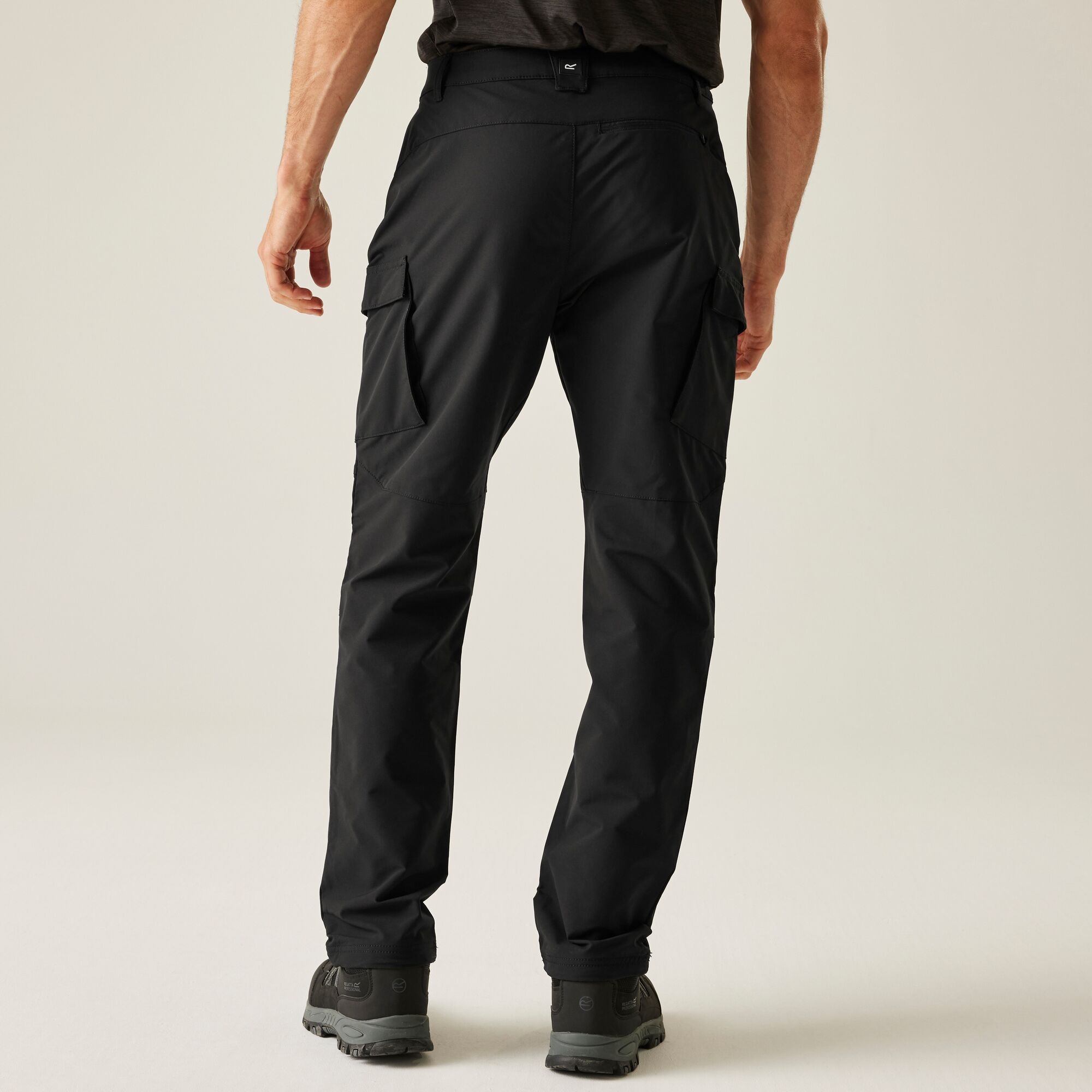 Regatta Spodnie męskie cargo Questra Czarny