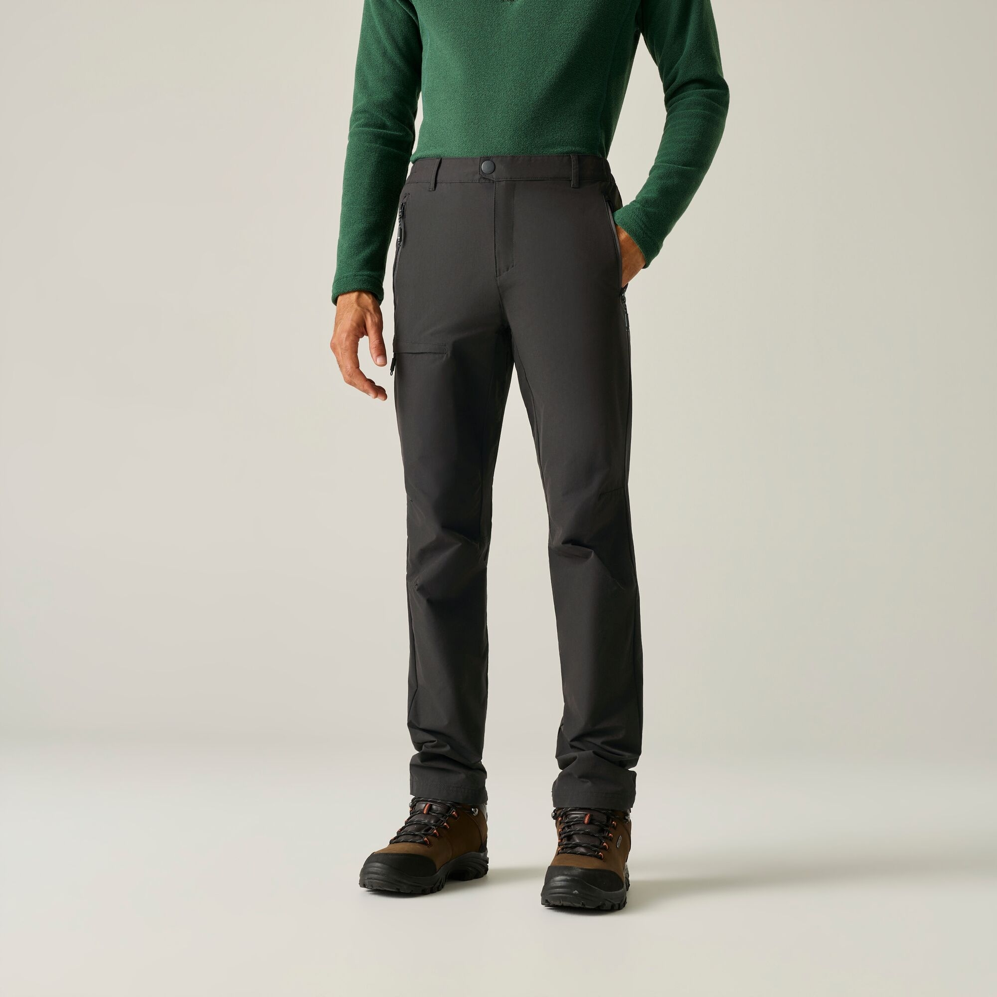 Regatta Men's Grey Hiking Trousers Highton Ii - Image 2