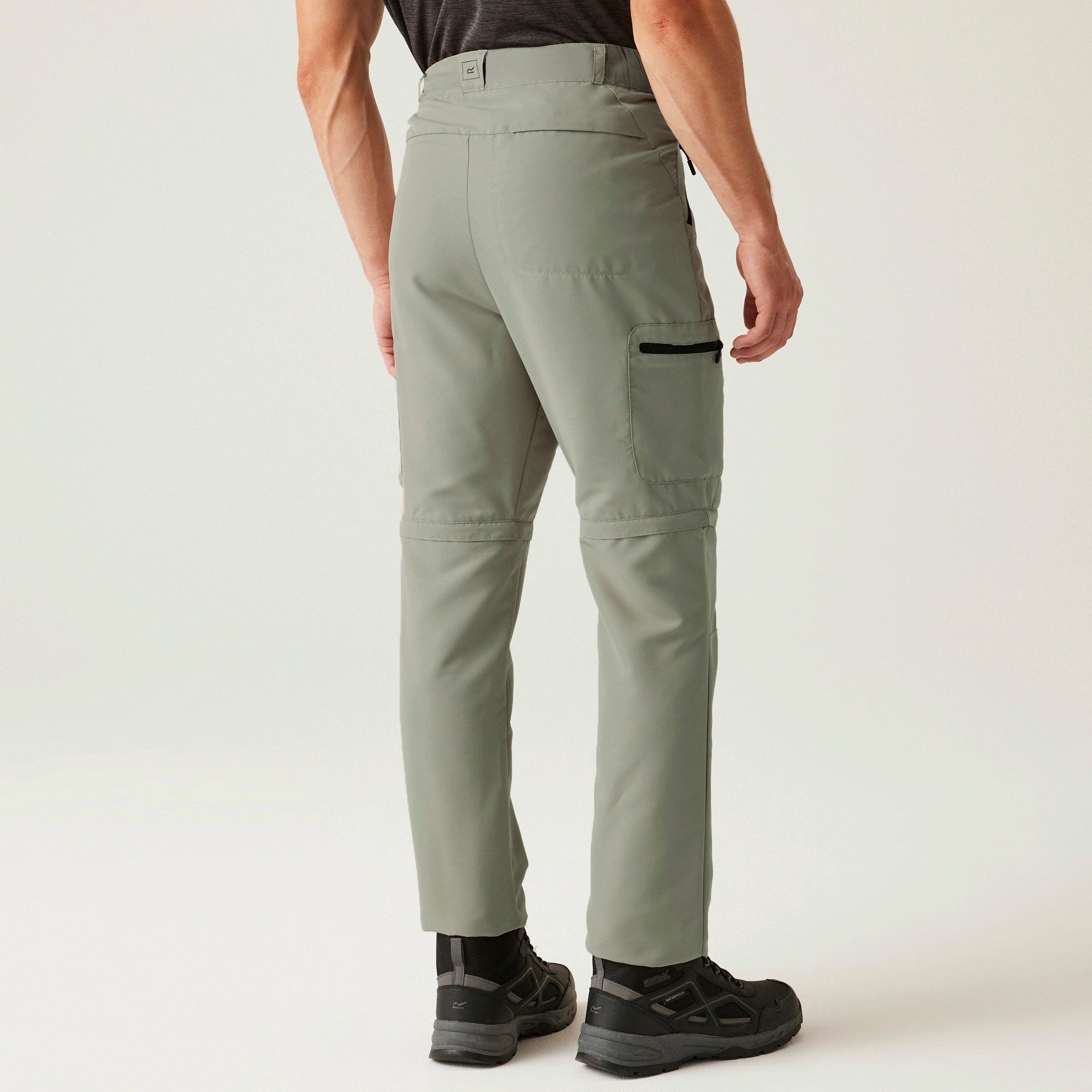 Męskie spodnie z odpinanymi nogawkami Leesville III Zip Off Brązowy