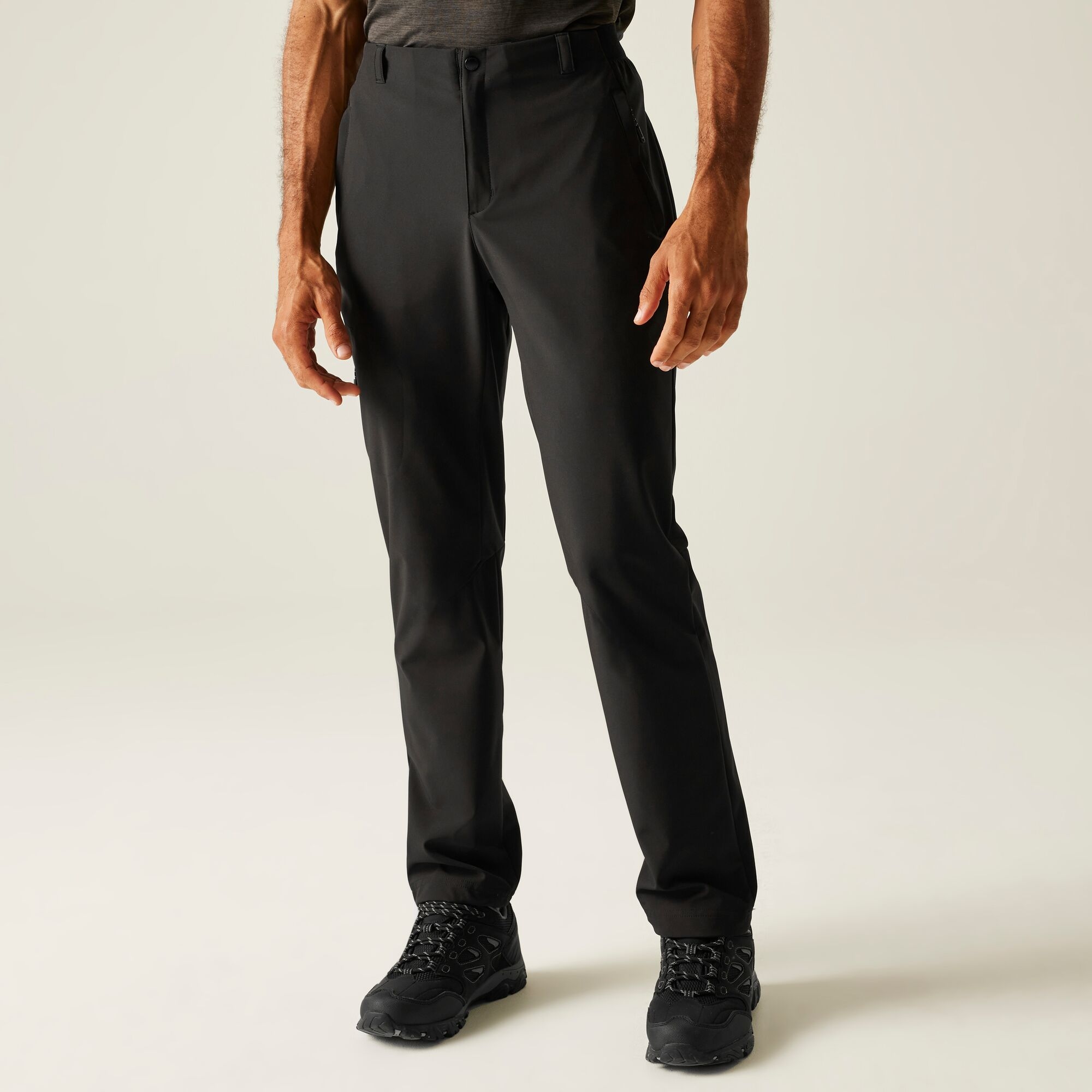 Regatta Men's Water-repellent Bayfell Walking Trousers Black, Size: 32 R