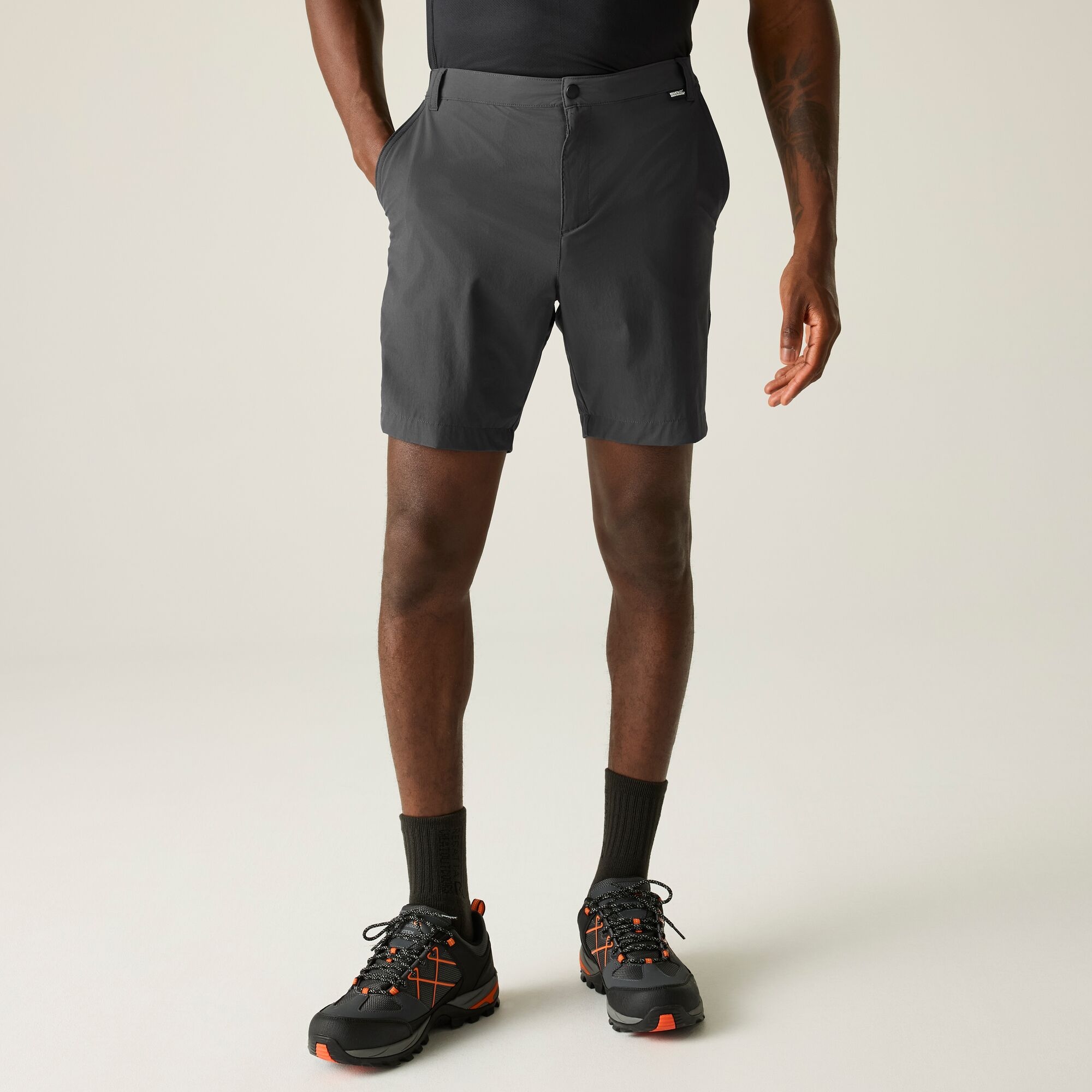 Regatta Men's Anti Insect Travel Light Shorts - Grey Size 40