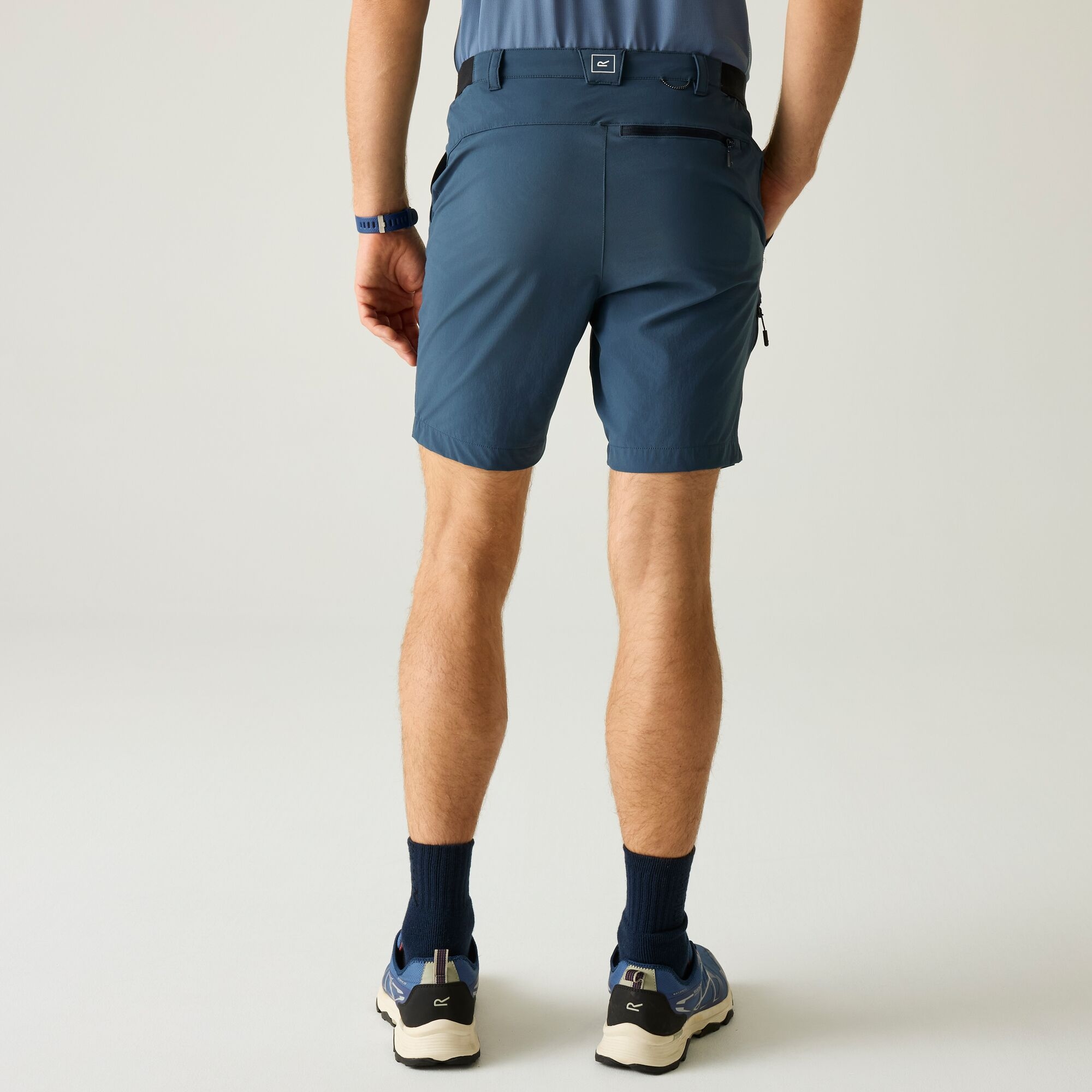 Regatta Spodenki męskie Travel Light przeciw insektom Niebieski