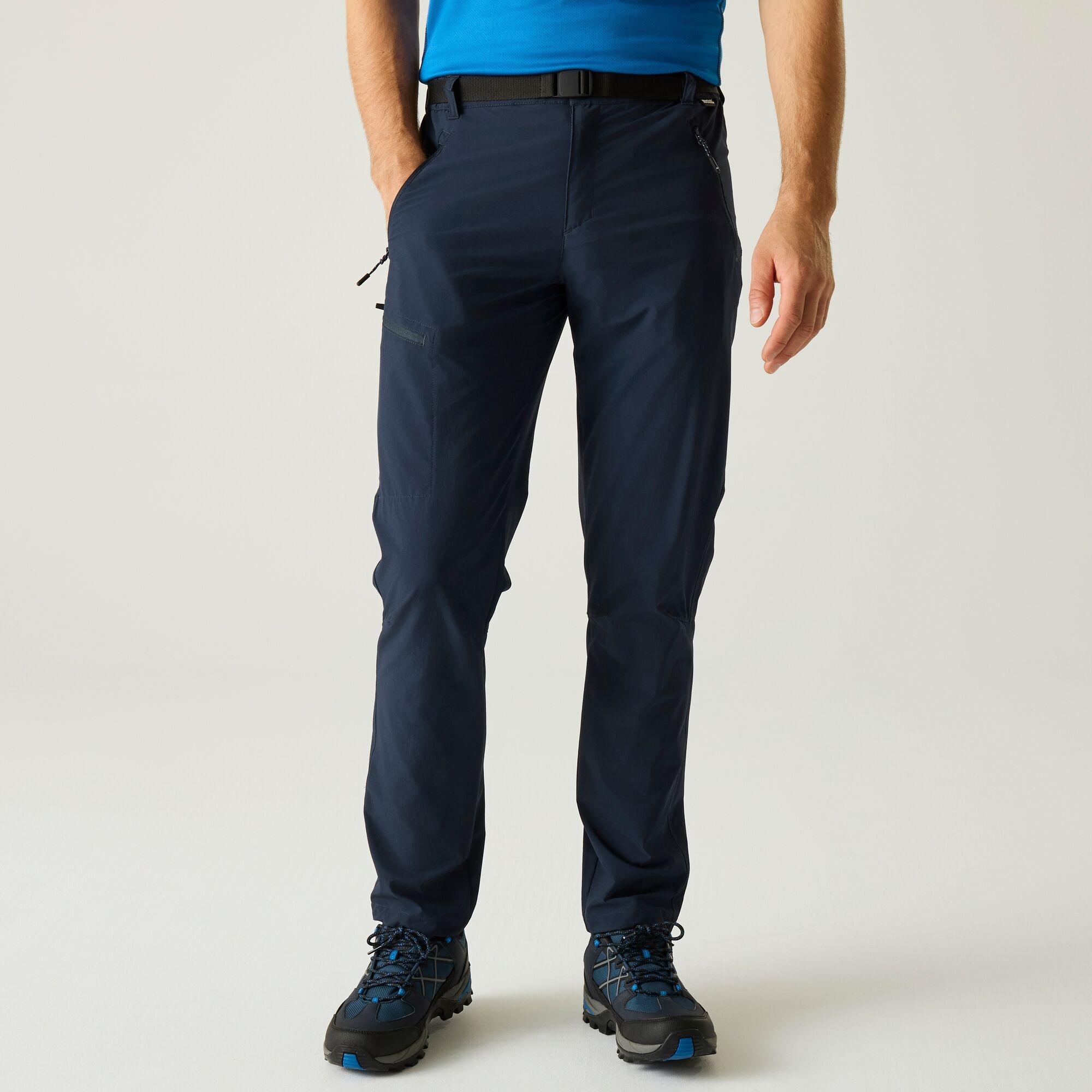 Regatta Spodnie męskie trekkingowe Xert Stretch Niebieski