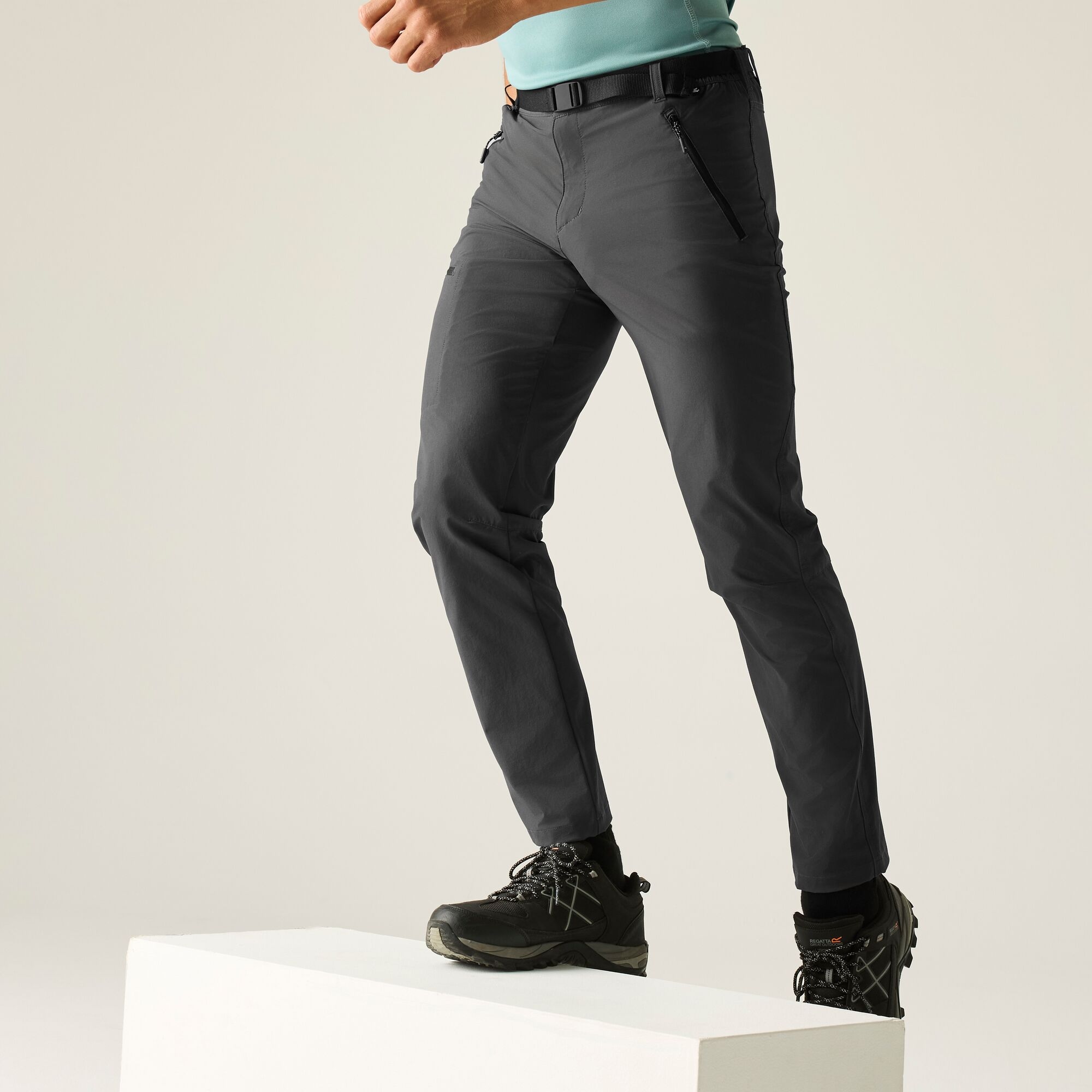 Regatta Spodnie męskie trekkingowe Xert Stretch Szary