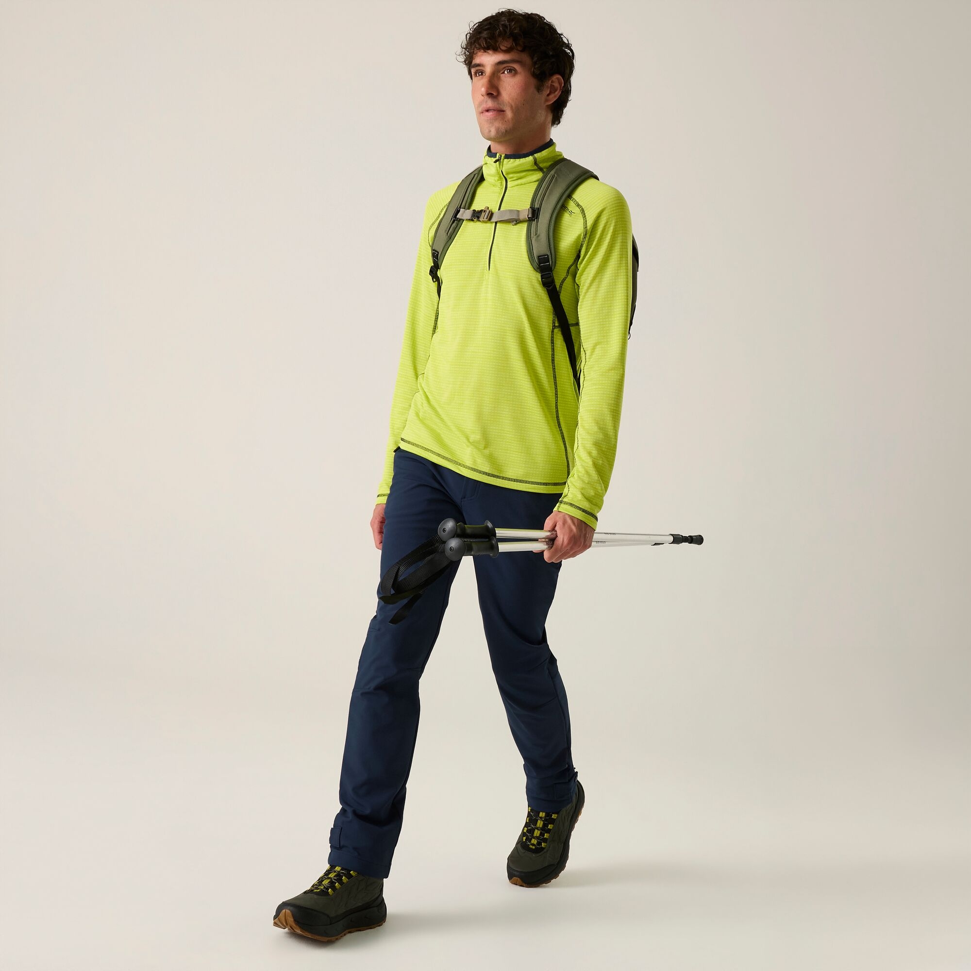 Regatta   Spodnie trekkingowe męskie Geo Softshell Niebieski