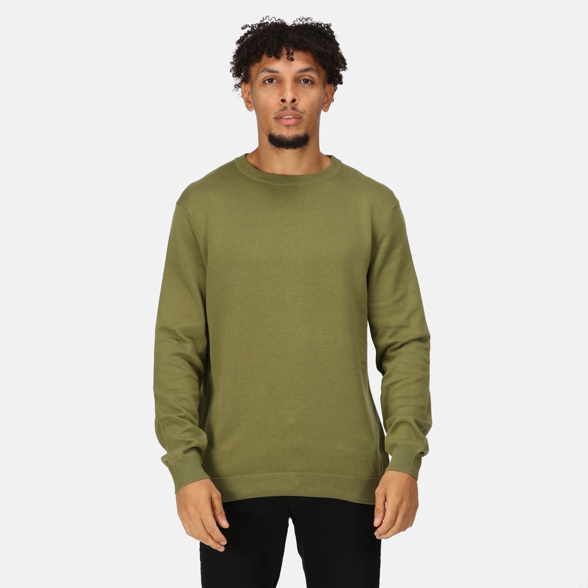 Regatta   Sweter męski z dzianiny Kaelen Szary