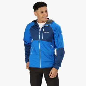Tarvos II leichte Softshell-Herrenjacke mit Kapuze Oxford Prussian Blue