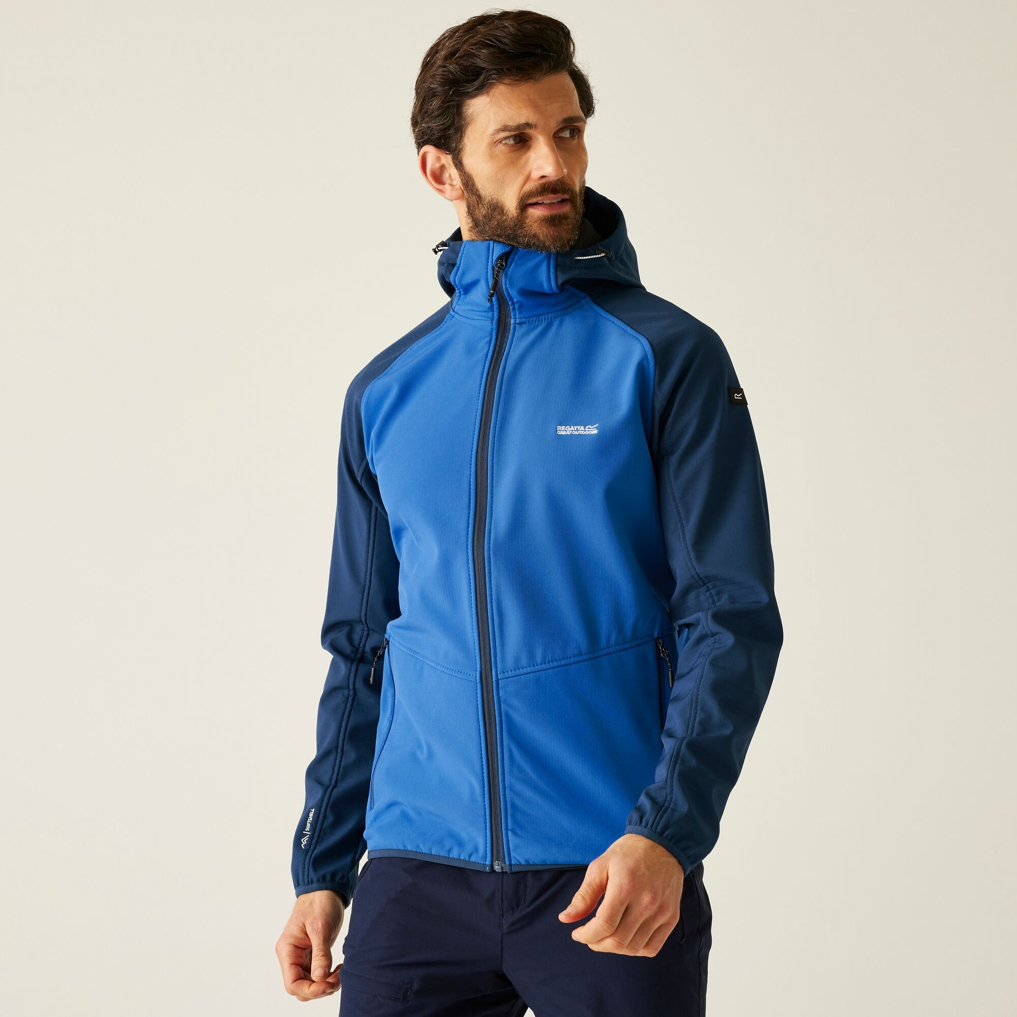 Regatta Men's Water-repellent Arec III Softshell Jacket Navy Blue, Size: XL