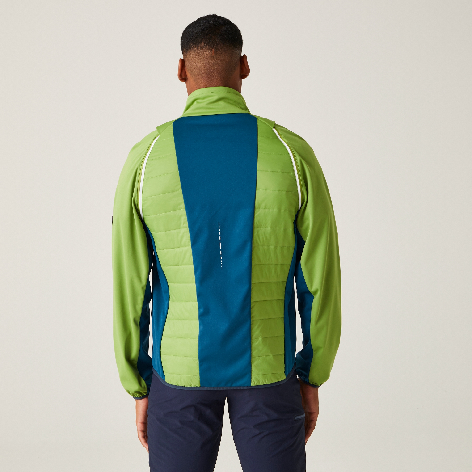 Regatta Męski softshell Steren Hybrid II Zielony