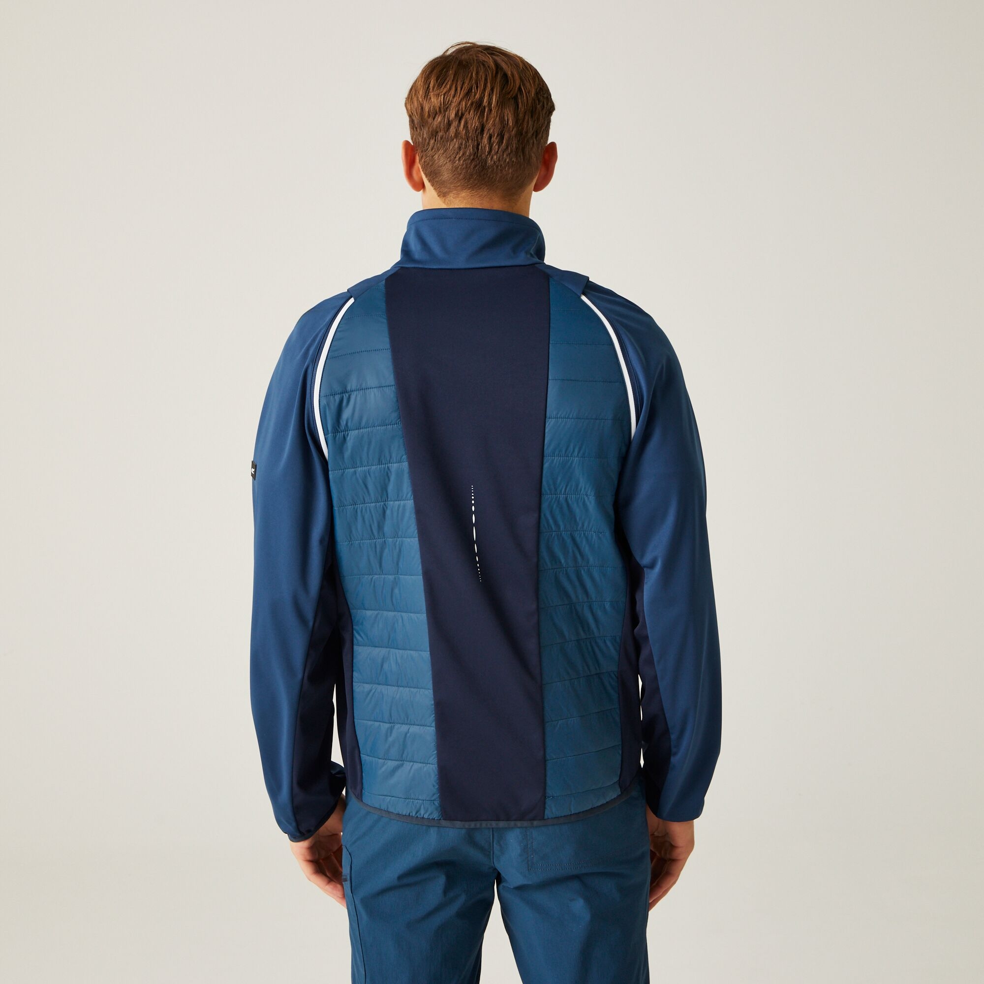 Regatta Męski Softshell Steren Hybrid II Niebieski