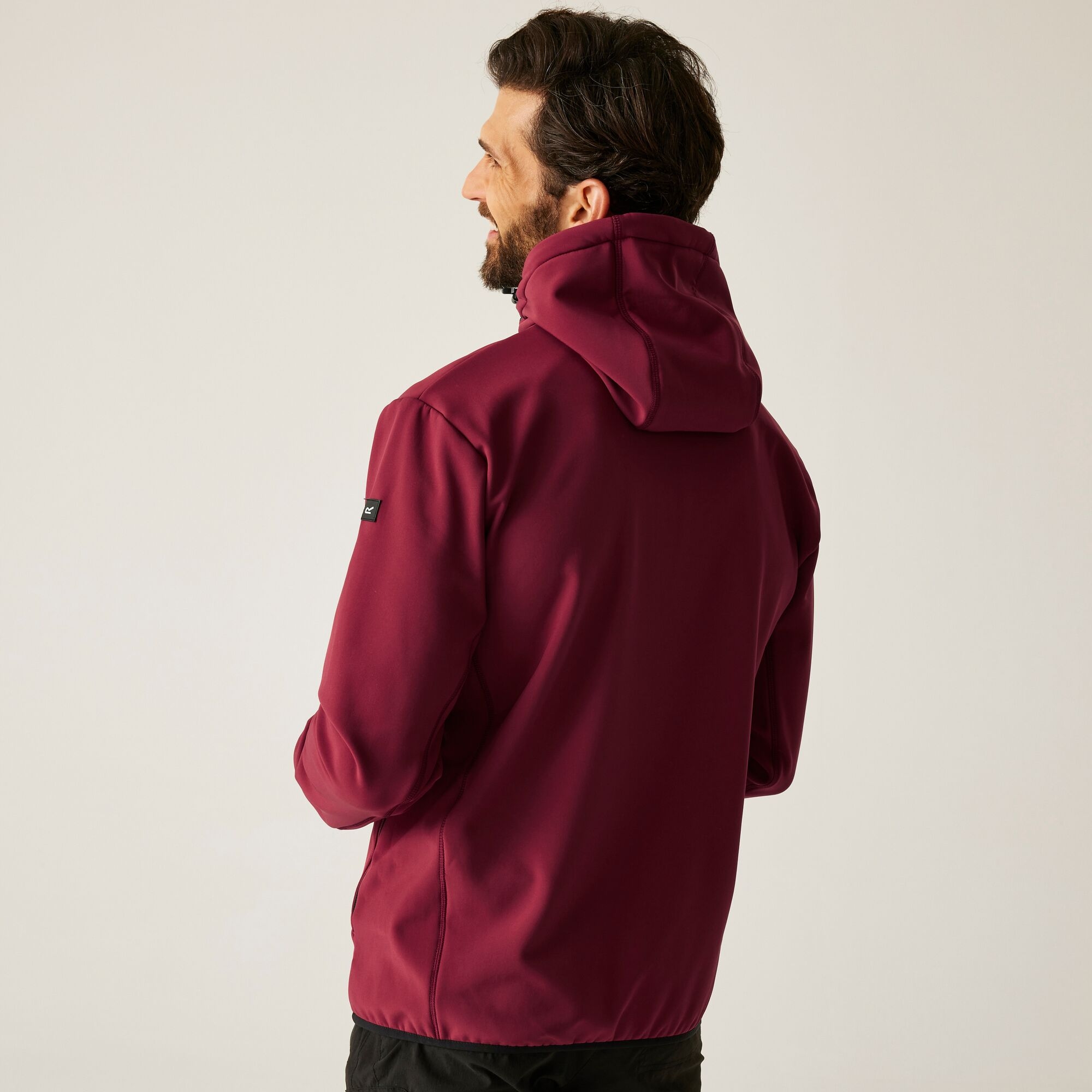 Kurtka męska softshell przeciwdeszczowy Ossek Burgundowy