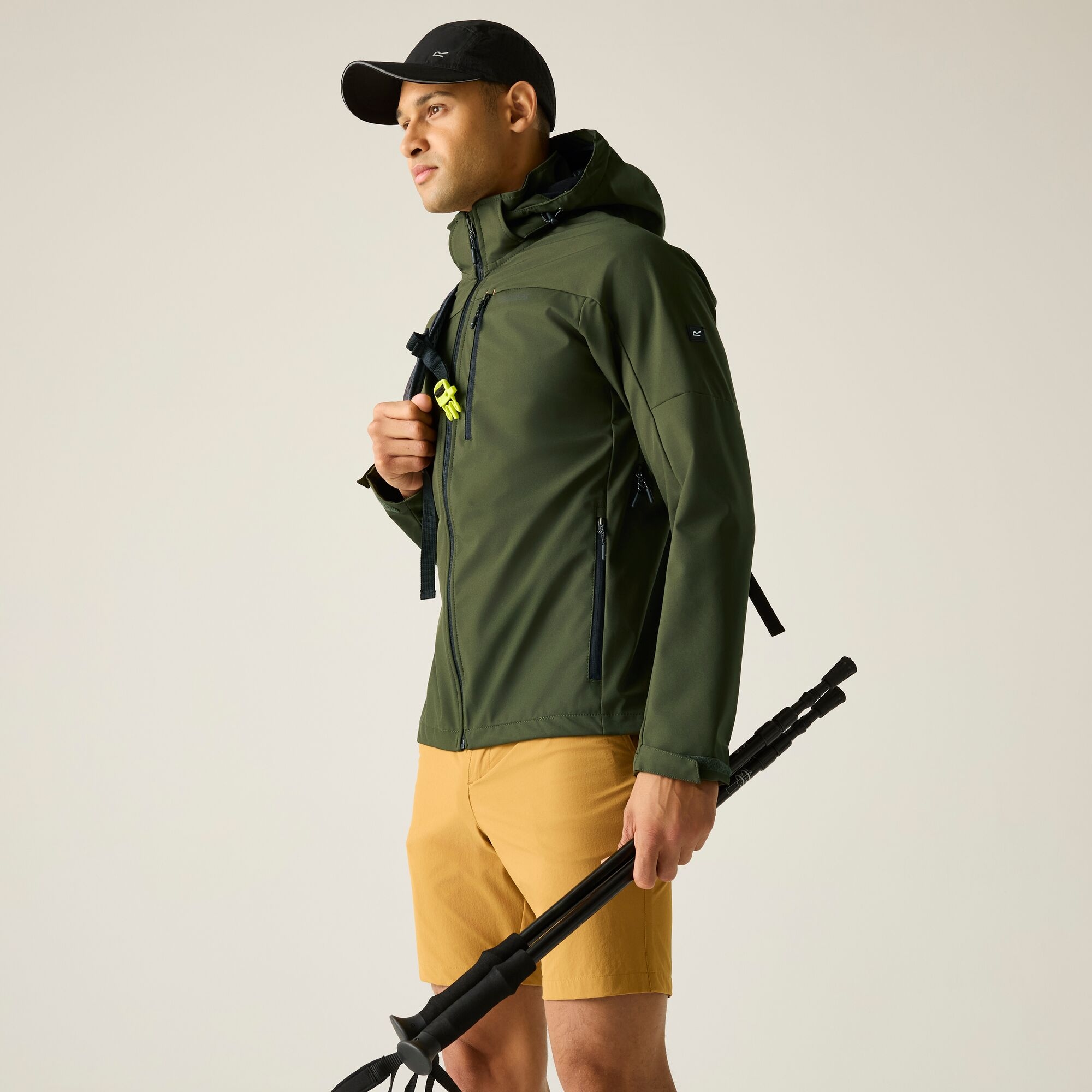 Herren Softshell Wasserdichte Jacke Größe 4XL Grün Regatta