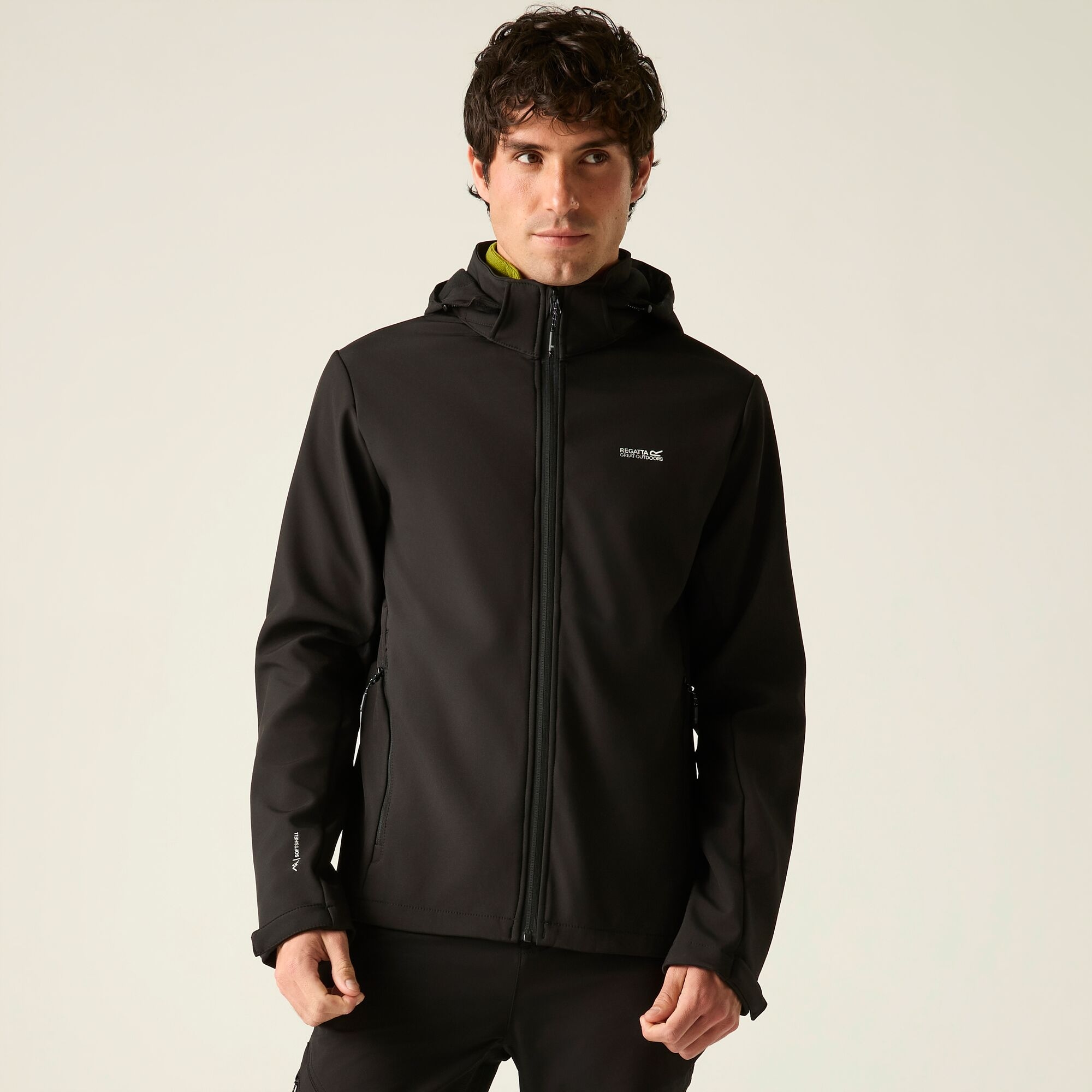 Regatta Men's Denvo Softshell Jacket - Black Large - Image 6
