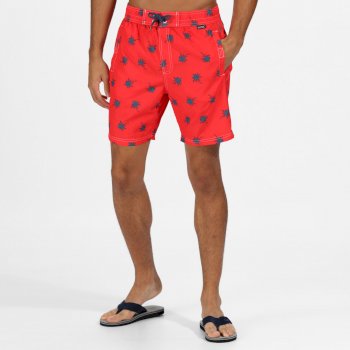 Men’s Hadden II Printed Swim Shorts True Red
