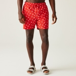 Poppy Red Palm Seersucker Co-Ord