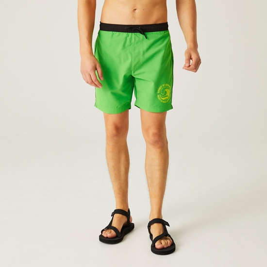 Men's Bentham Swim Shorts Fairway Green Black