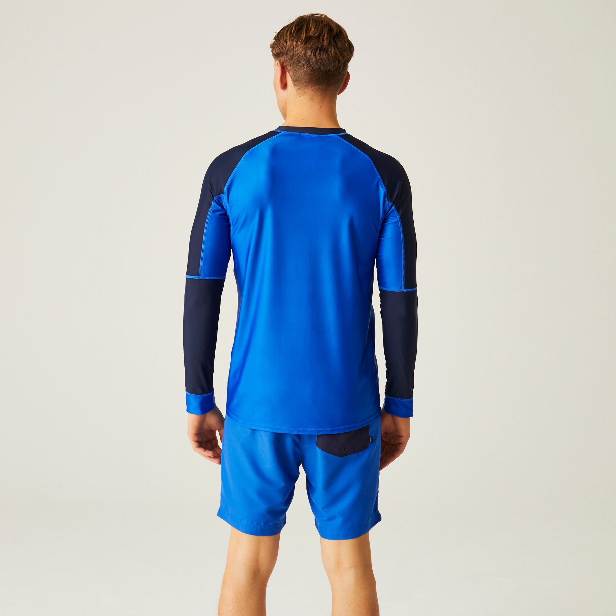 Regatta Męski rashguard Long Sleeve Granatowo-niebieski