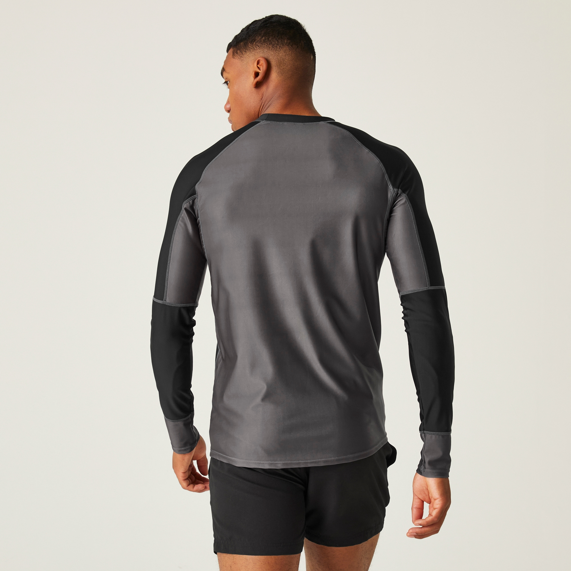 Regatta Męski Rashguard Long Sleeve Czarny