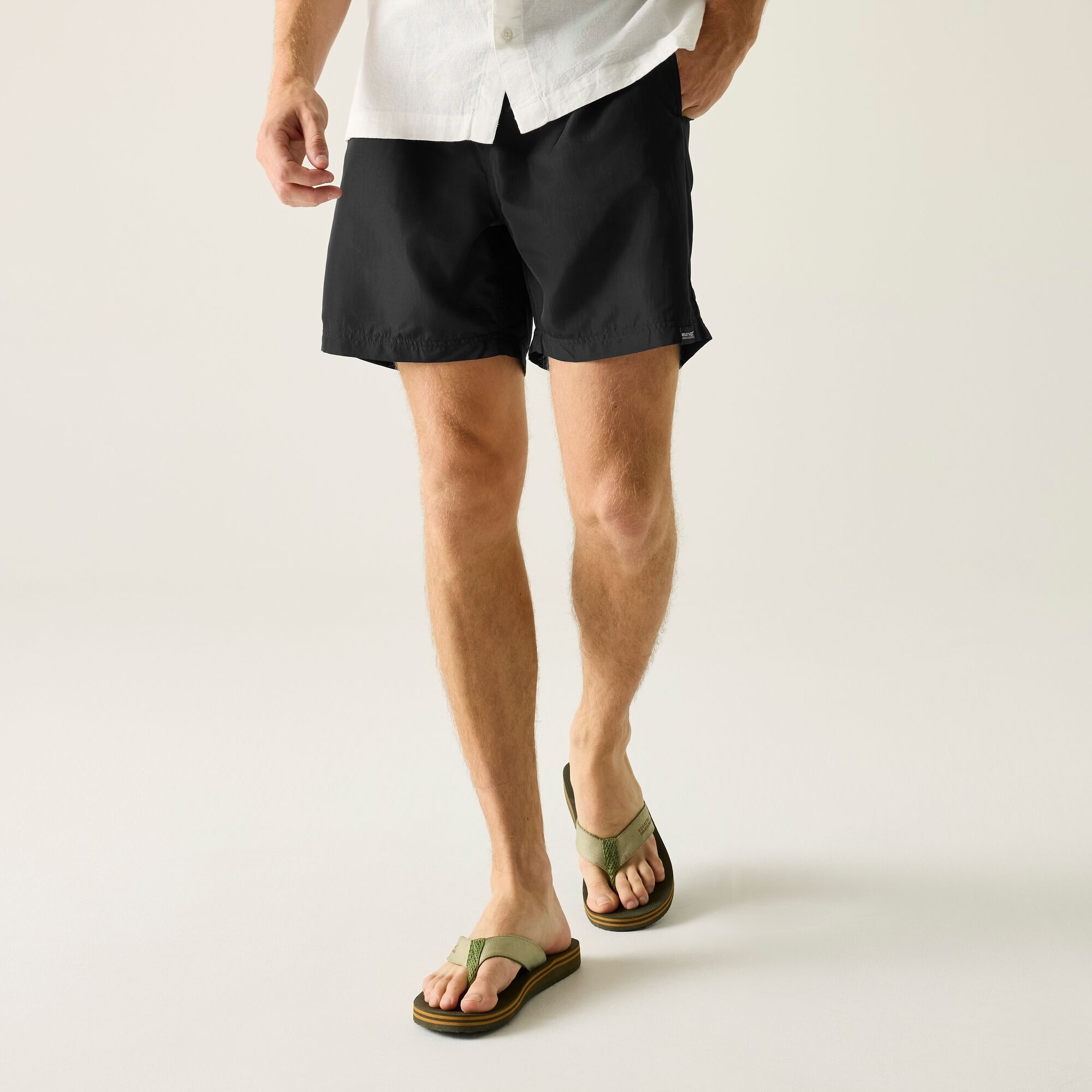 Regatta   Spodenki męskie kąpielówki Mackleyna Czarny