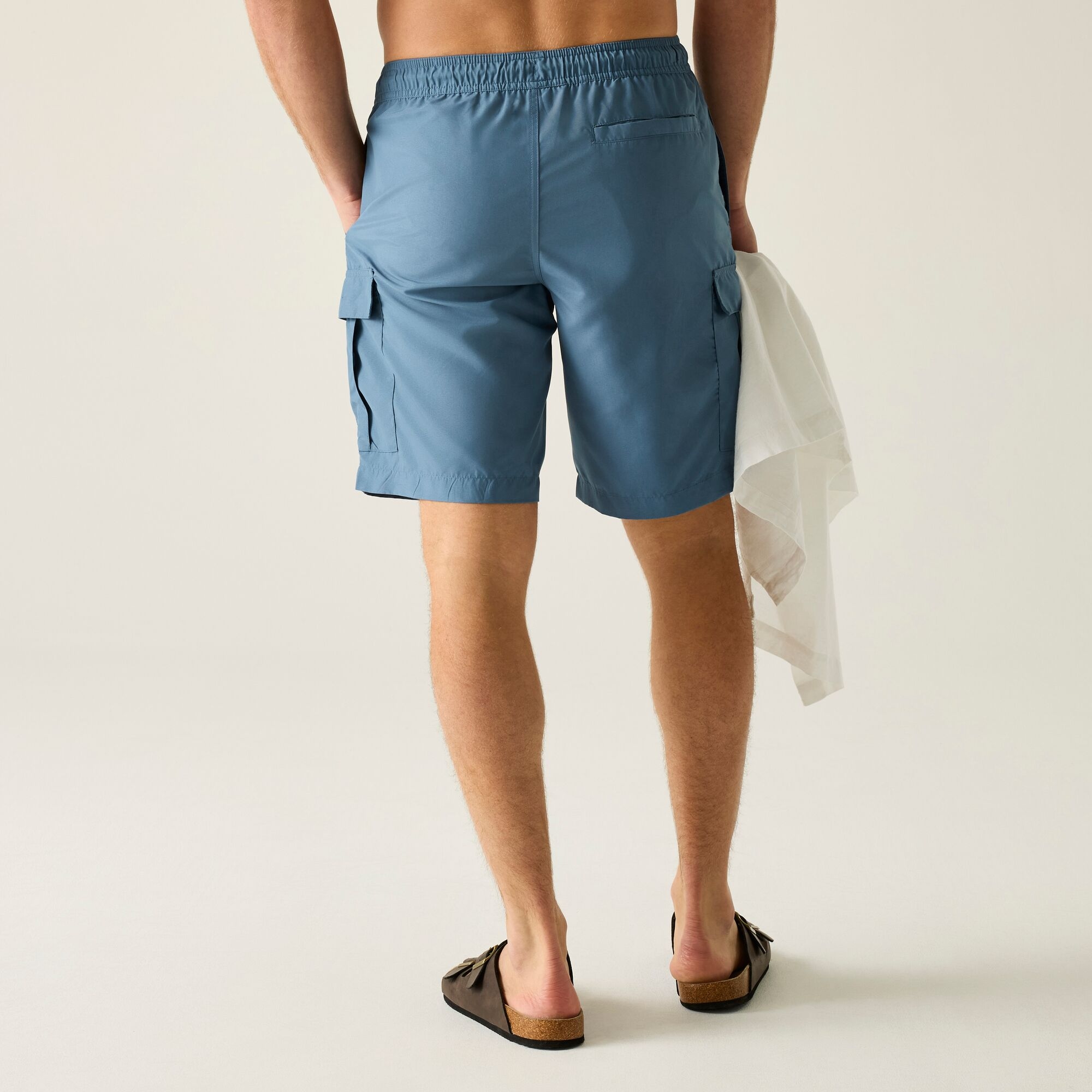 Regatta   Spodenki męskie kąpielowe Blanmont Niebieski