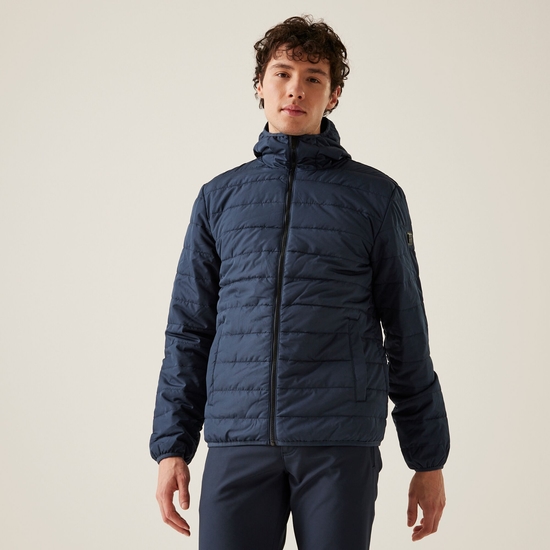 Men's Helfa Insulated Quilted Jacket Navy