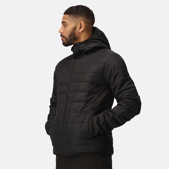 Men's Helfa Insulated Quilted Jacket Black