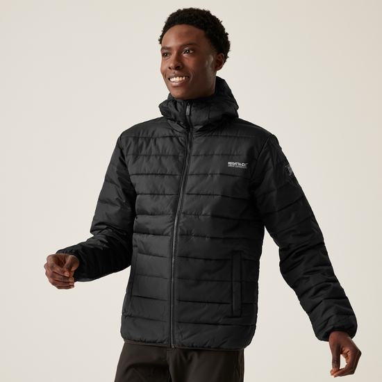 Men's Helfa Insulated Padded Jacket Black
