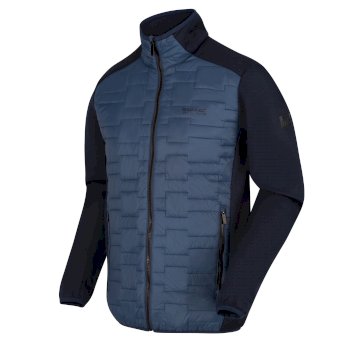 Men's Clumber Hybrid Insulated Quilted Walking Jacket Dark Denim Navy