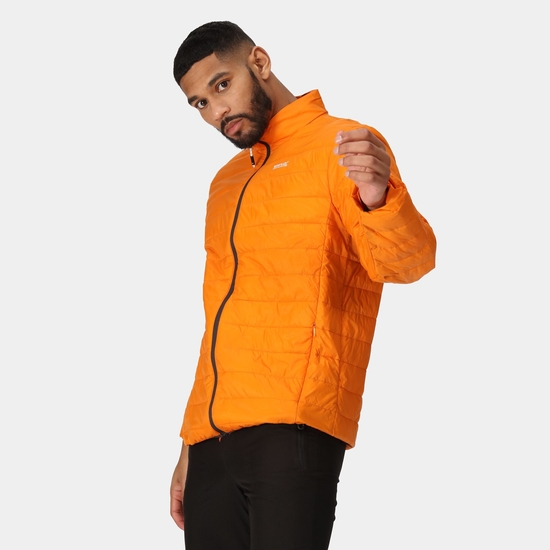 Hillpack Homme Veste de marche légère matelassée chaude Orange