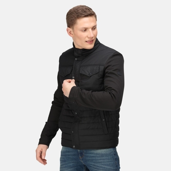 Men's Kadir Insulated Quilted Jacket Black