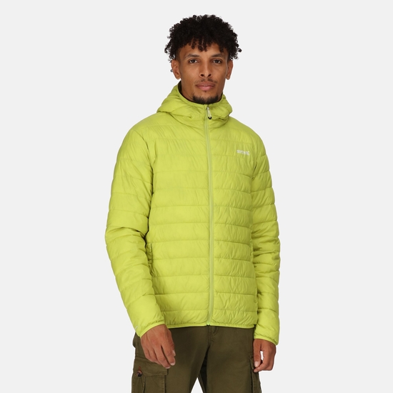 Men's Hooded Hillpack Lightweight Jacket Green Algae 