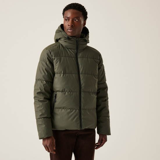 Men's Saltern Quilted Jacket Dark Khaki